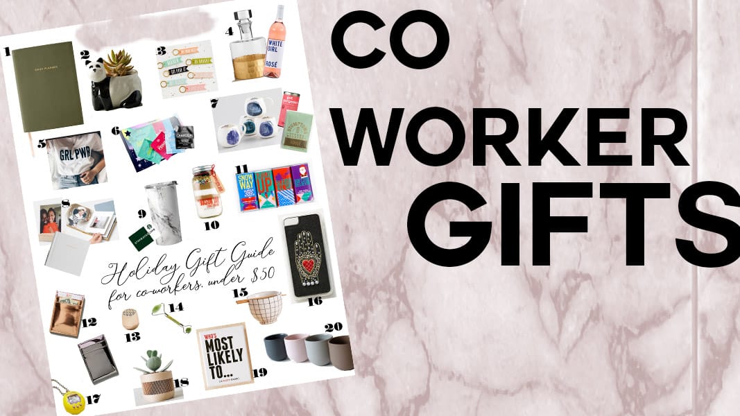 Holiday Gift Guide for your Co-Workers, all under $50
