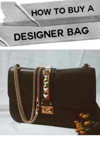 buying a designer bag