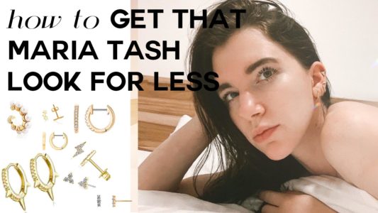 Tiny Earrings That Look Expensive : The Maria Tash Look for less