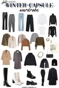 winter capsule wardrobe checklist 2020