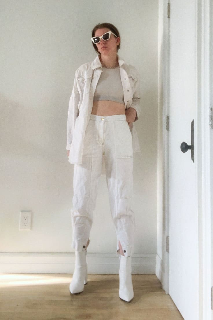 An All-White Outfit  There's Nothing Regular, Shmegular About