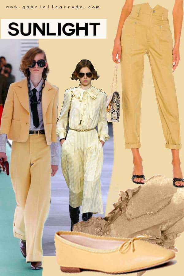 spring summer color trends 2020 sunlight yellow