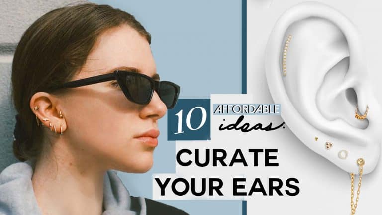 curated ear, ear piercing ideas, ear piercing combinations, maria tash look