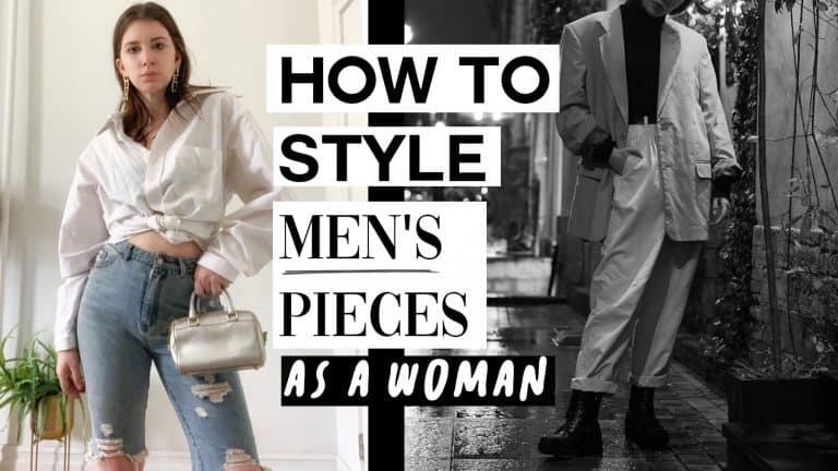 How to style menswear pieces as a woman: Menswear Inspired Style