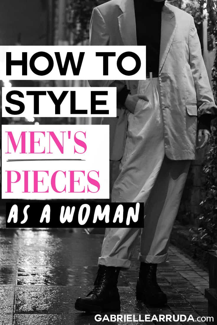 how to style menswear pieces as a woman