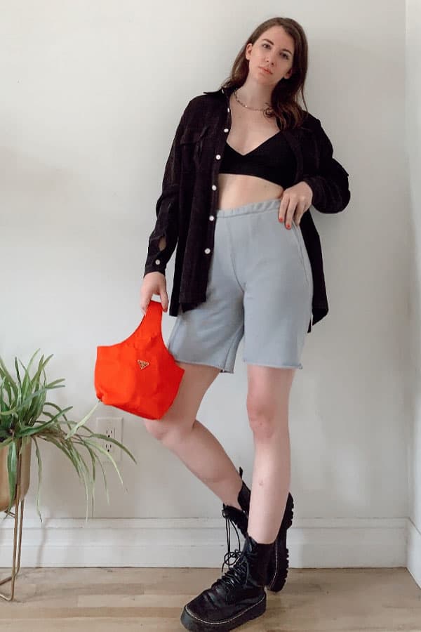 How to Style Sweat Shorts