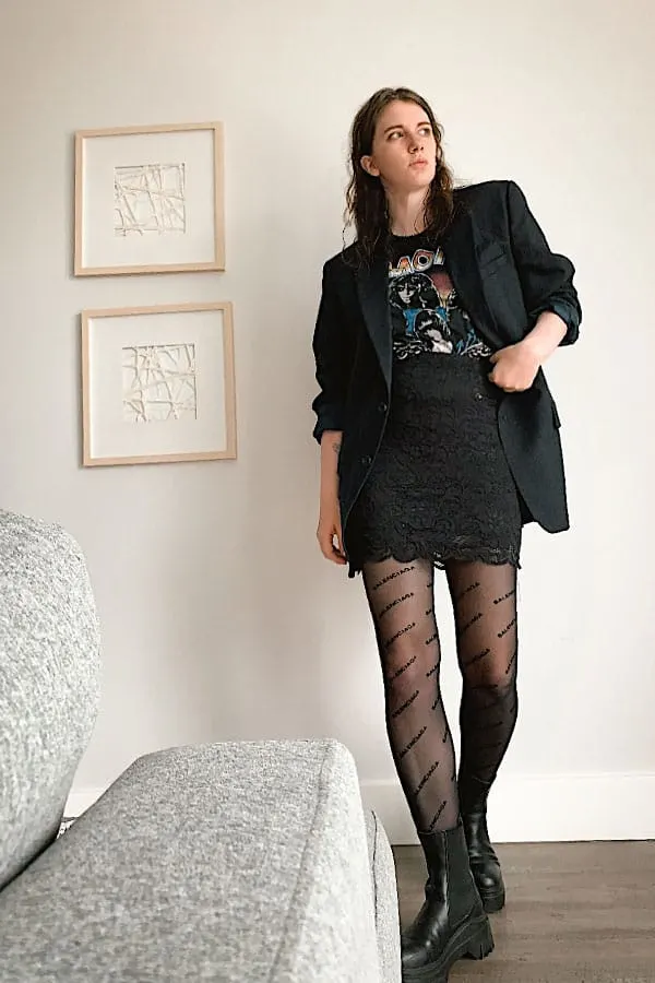 What to wear with black tights it might just change your style