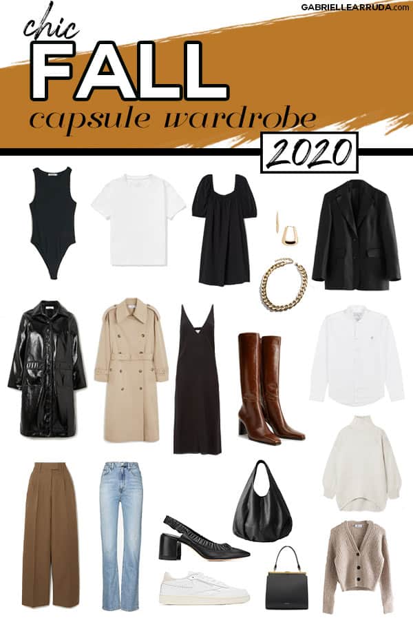 fall capsule wardrobe 2020 checklist