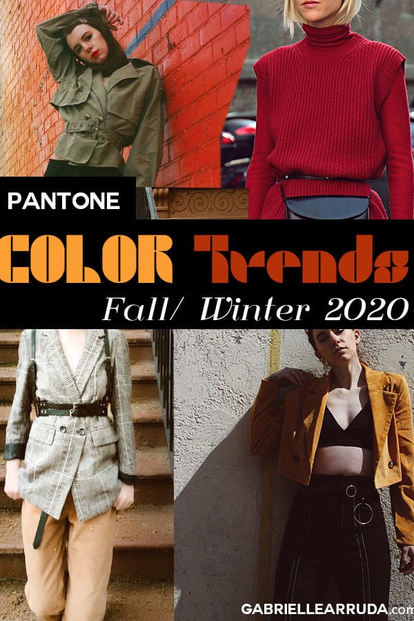 fall winter color trends 2020 fashion