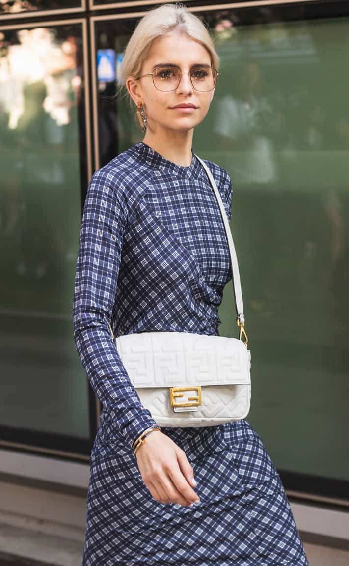 fall fashion trends 2020, plaid dress with unique seaming