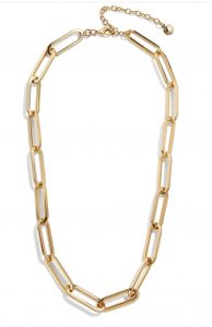 gold link necklace, summer wardrobe 2020 staple