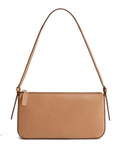 summer capsule wardobe 2020 baguette style bag, tan 90s style purse