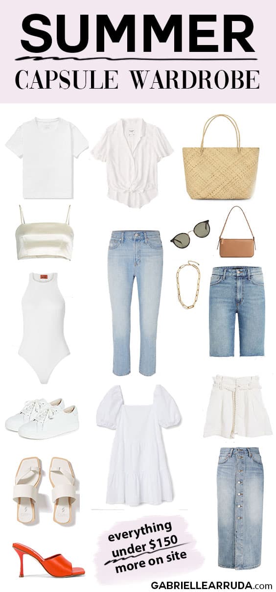 ultimate guide to summer capsule wardrobe 2020 : summer fashion essentials