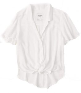 perfect easy summer blouse for summer capsule 2020