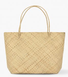 woven straw texture summer tote for your affordable summer capsule wardrobe 2020