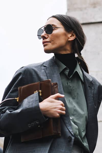 Turtleneck and clearance shirt