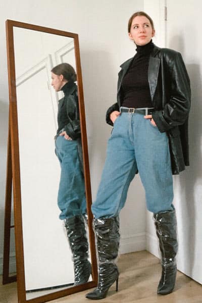 Baggy jeans with on sale boots