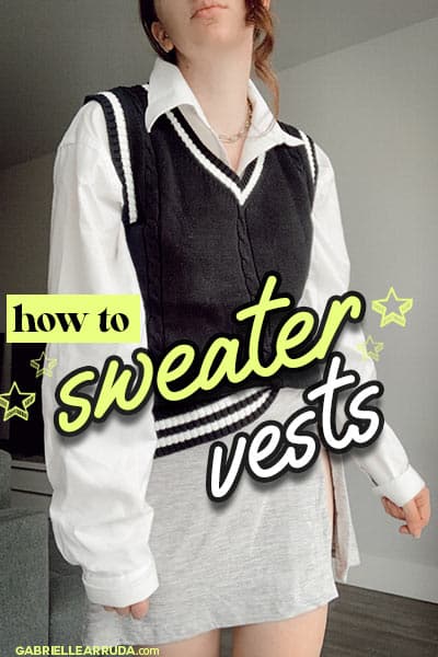 sweater vest trend how to