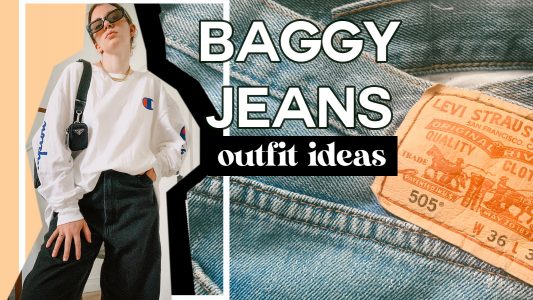 baggy jeans outfit ideas women