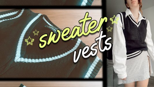 My, oh my. Sweater vests are in style. Here’s what to do.