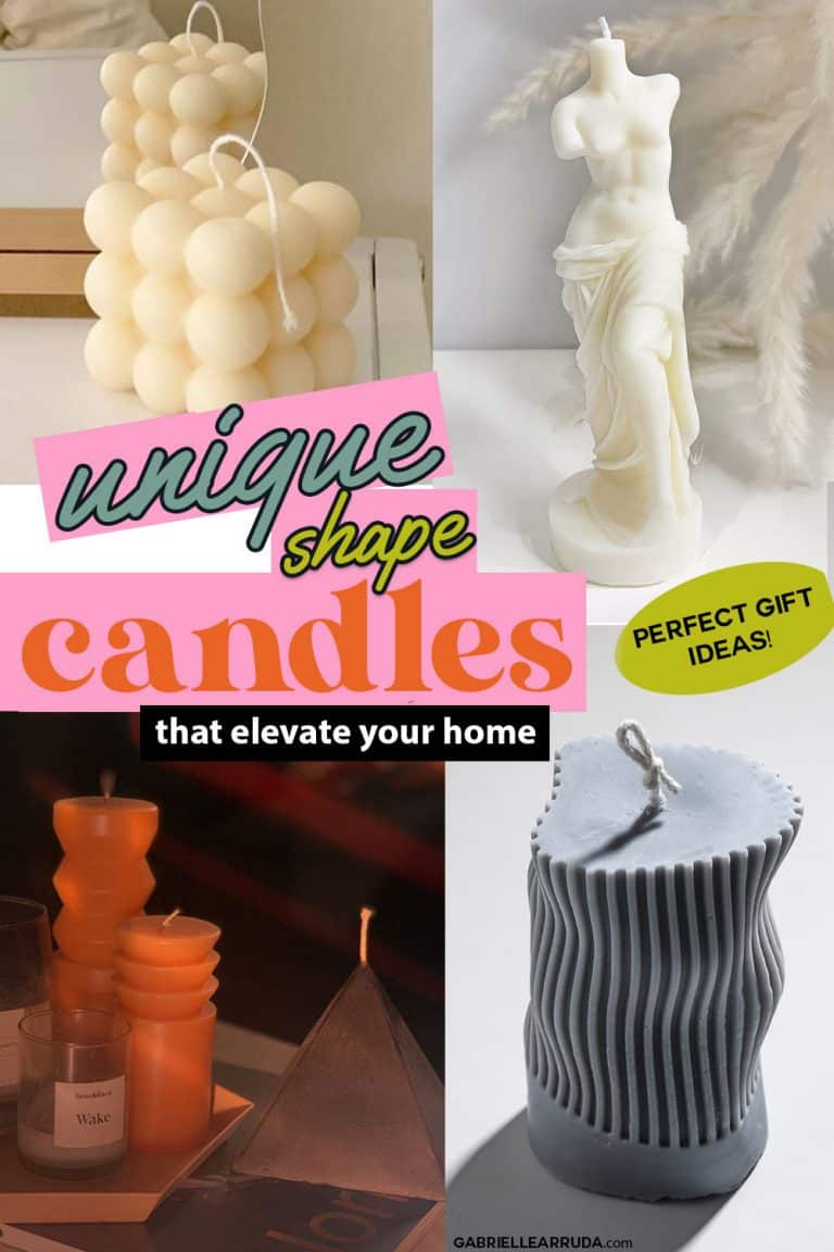 Cool Shape Candles that will ELEVATE your home in a snap Gabrielle Arruda