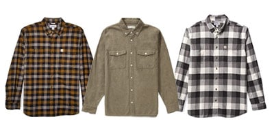men's flannel and plaid cotton shirts for men's capsule wardrobe