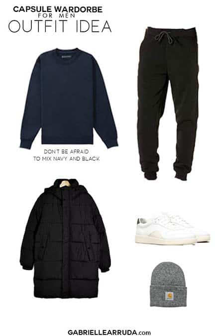 Men's Capsule Wardrobe + outfits