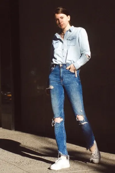 HOW TO WEAR DOUBLE DENIM NOW - Inspiring Wit