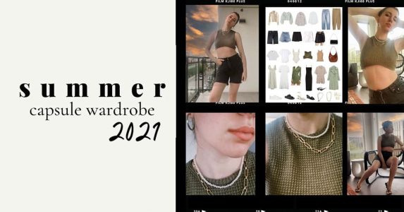 summer capsule wardrobe 2021 + outfit ideas