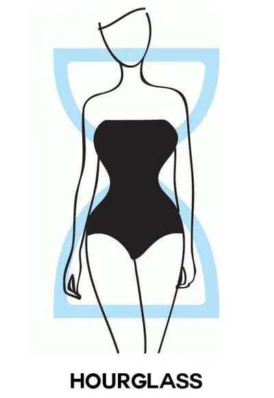 hourglass body shape