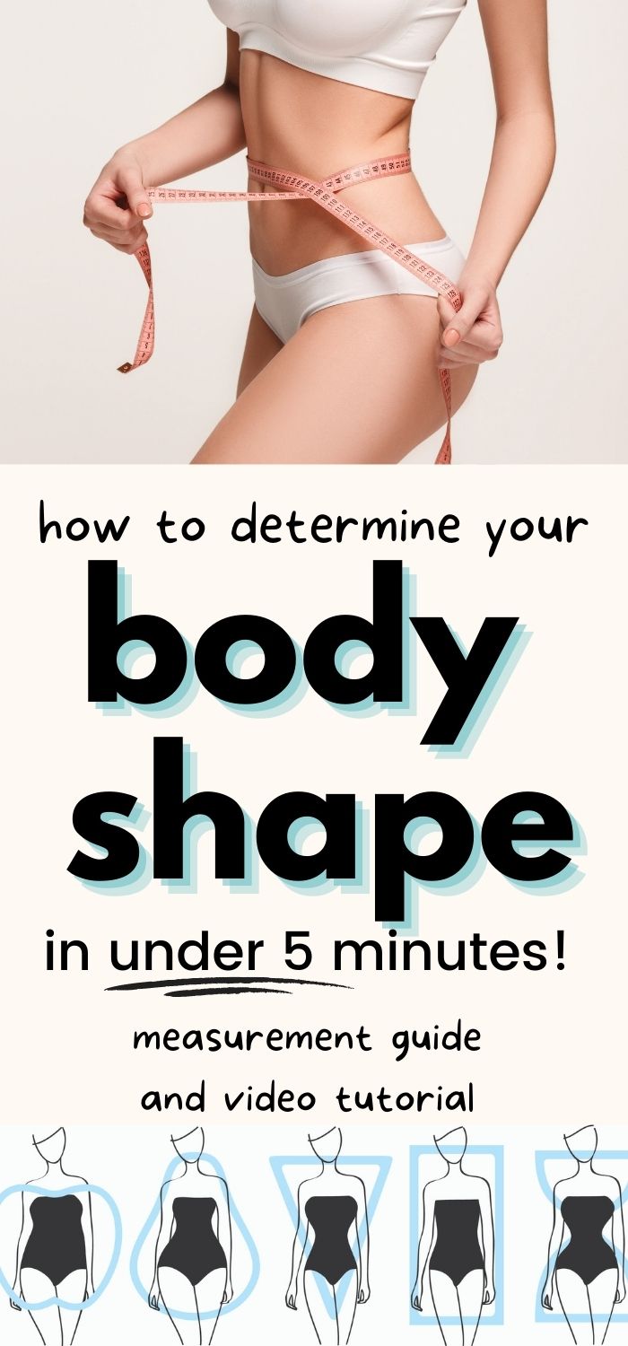 how to determine your body shape in under 5 minutes. measurement guide and video tutorial for body shape