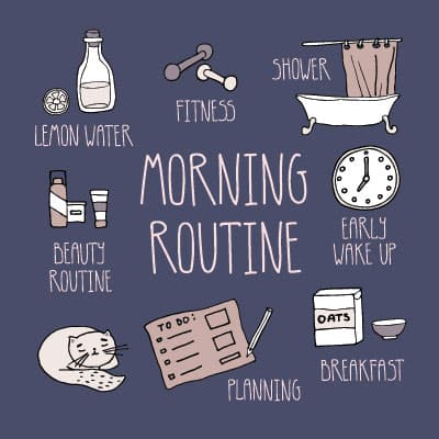 morning routine to feel and look prettier