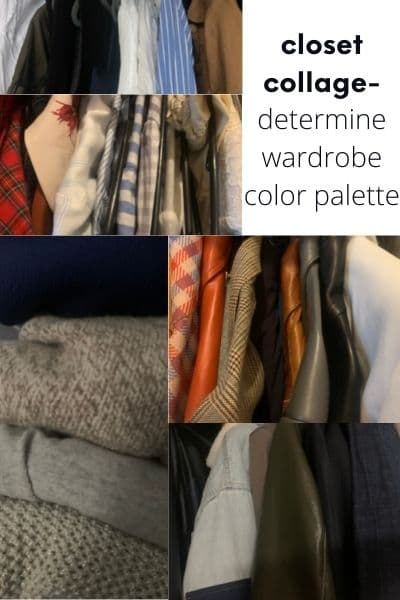 wardrobe color palette collage example