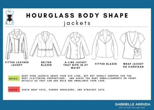 clothes that suit hourglass body shape