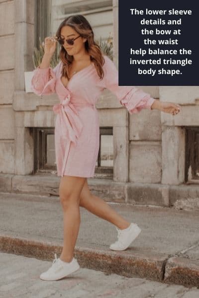 How to Dress an Inverted Triangle Body Shape: Petite Women 5'4