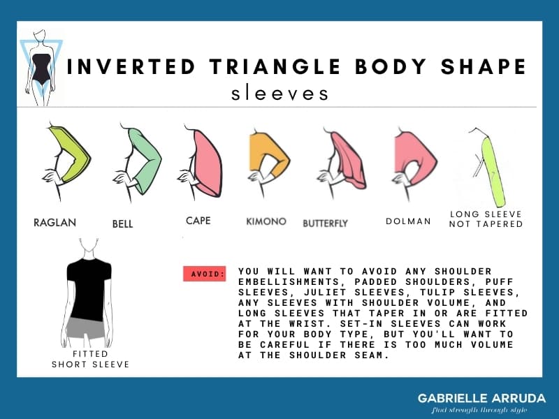 The Inverted Triangle Body Shape: Building a Wardrobe - Gabrielle Arruda