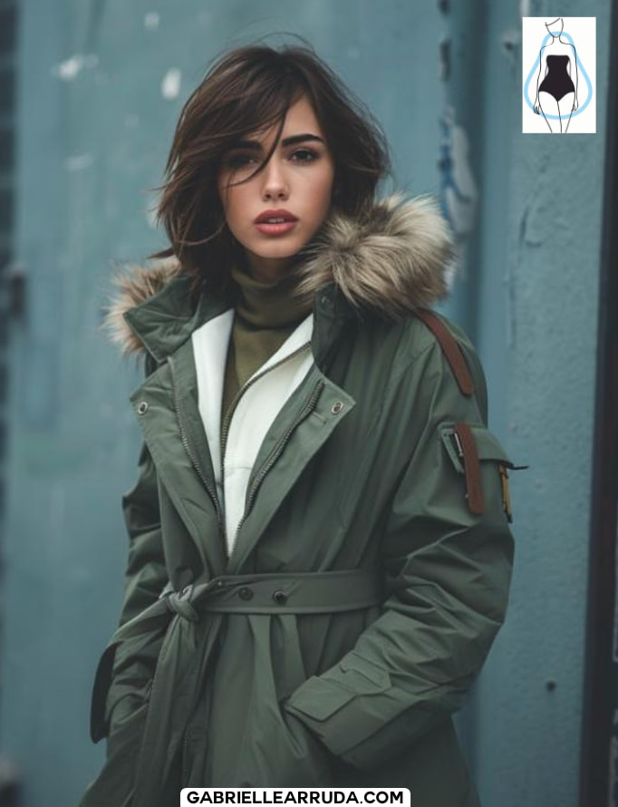 belted parka coat example 