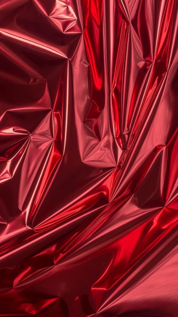 metallic red paper with folds in it, holiday wallpaper background for phone