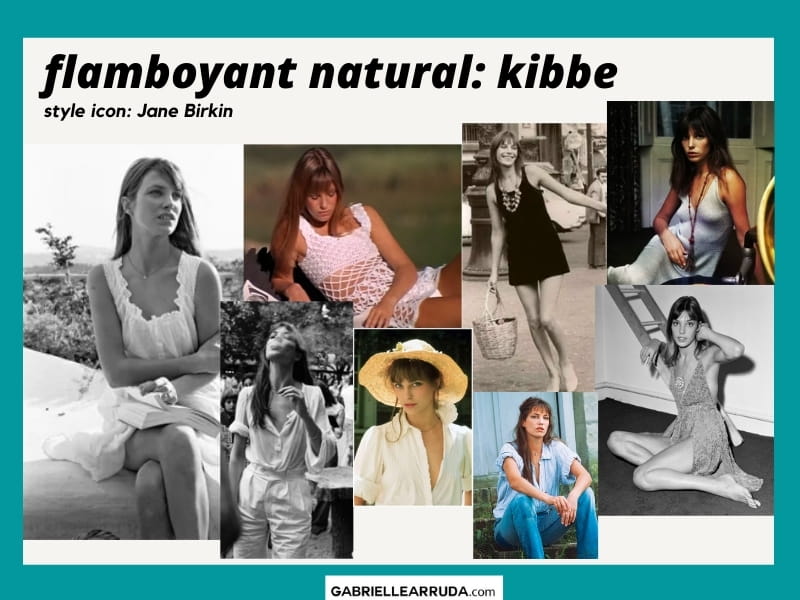 jane birkin style collage 