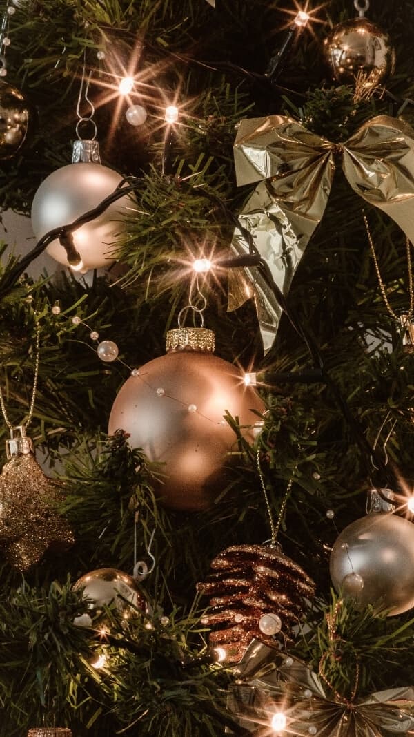 christmas iphone 5 wallpaper ornaments