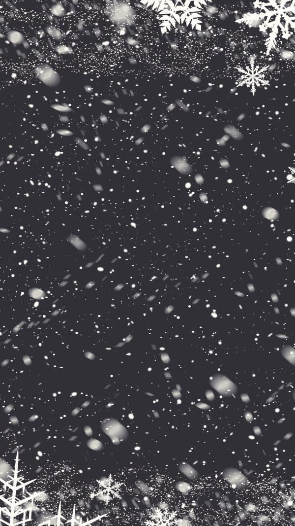 Snowy wallpaper illustrations for iPhone