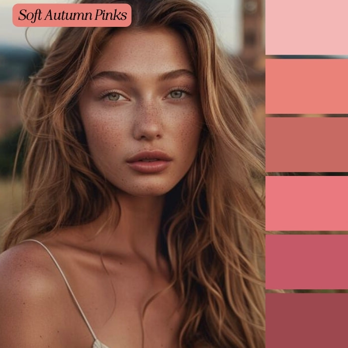 soft autumn pinks