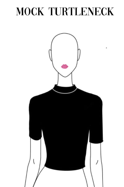 mock-neck illustrated example