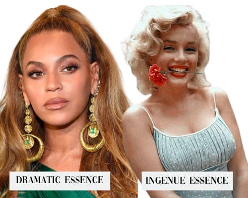 beyonce versus marilyn monroe, dramatic essence versus ingenue 