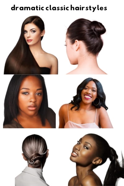 dramatic classic hair examples