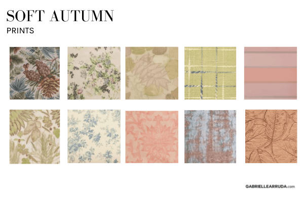 Soft Autumn the ULTIMATE COLLECTION of Fifty Fabric Swatches 