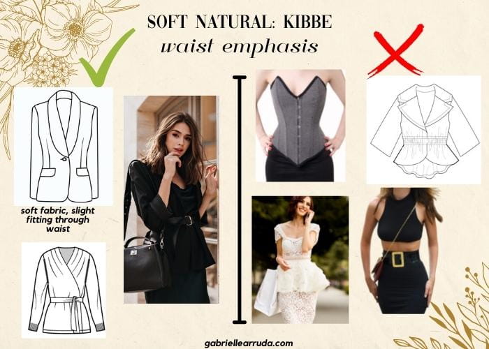 kibbe soft natural waist emphasis explanation