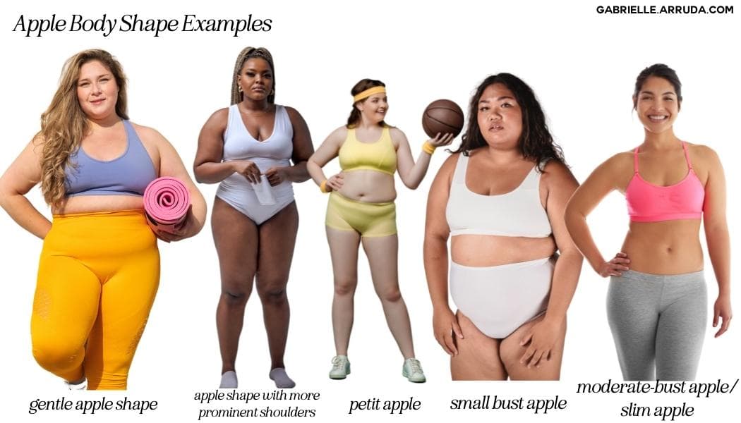 female apple body type