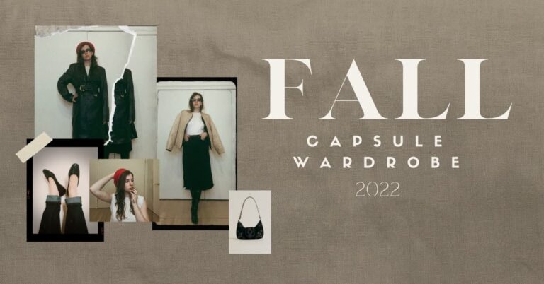 fall capsule wardrobe 2022