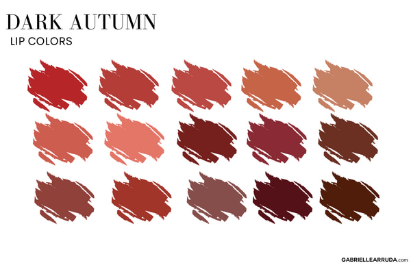 dark autumn lip colors 